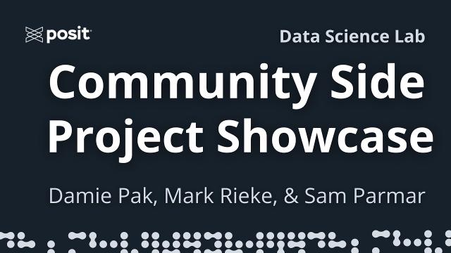 Fun data science side projects | Damie Pak, Mark Rieke, & Sam Parmar | Data Science Lab