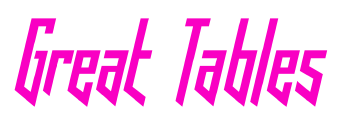 Great Tables